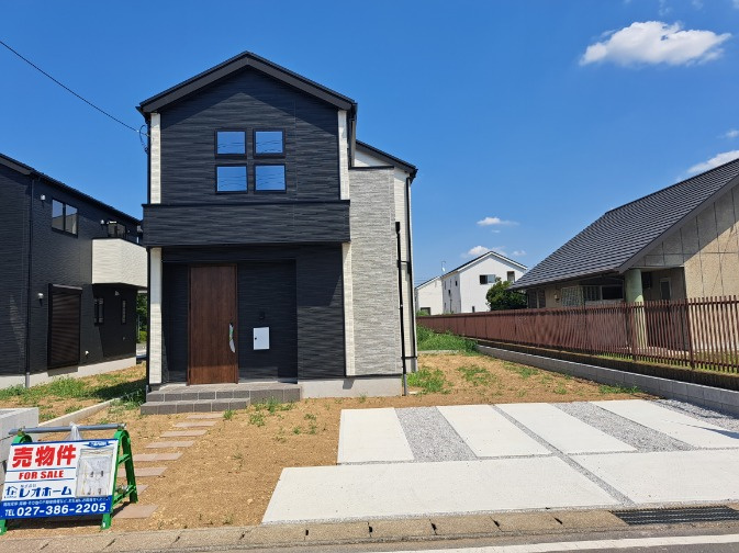 高崎市新町41期（全5棟）5号棟の外観|おしゃれな外観です