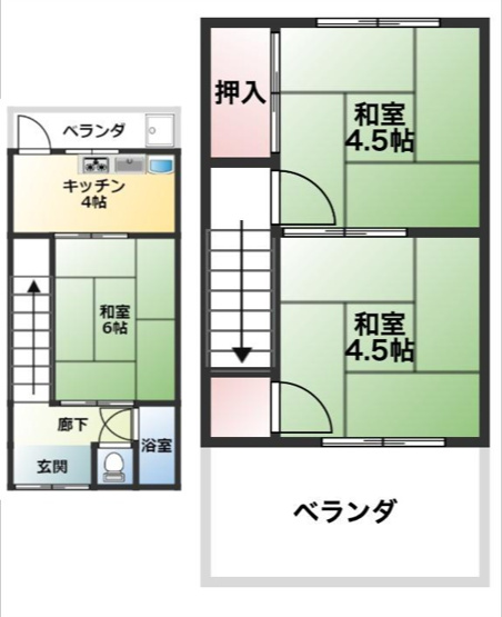 【間取り】 | 永田貸家