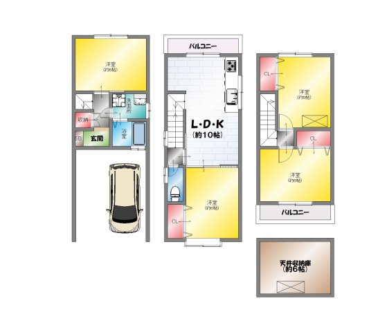【間取り】 | 梅津上田町