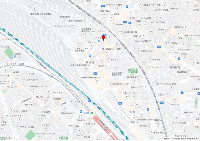 北区東田端２丁目の事務所の地図
