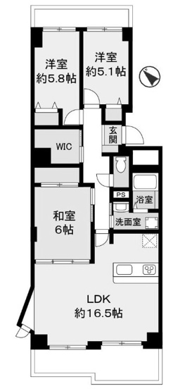 【間取り】 | サンロイヤル池田バードヒルズ一号館