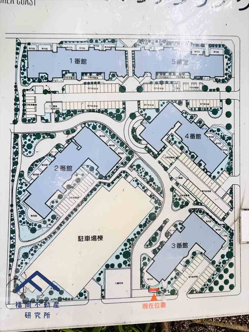 西福岡マリナタウンクレアコースト2番館の地図