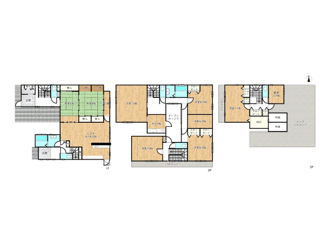 【間取り】 | 姫路市東延末2丁目／中古戸建