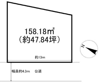 【土地図】 | 大津市坂本8丁目18　売土地