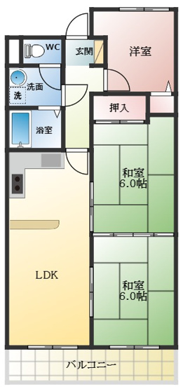 【間取り】 | グラード柏原