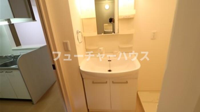 アプリコットの洗面所