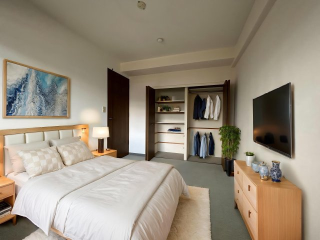 【洋室】 | ☆ホームステージングしています。家具家電はCG画像です。