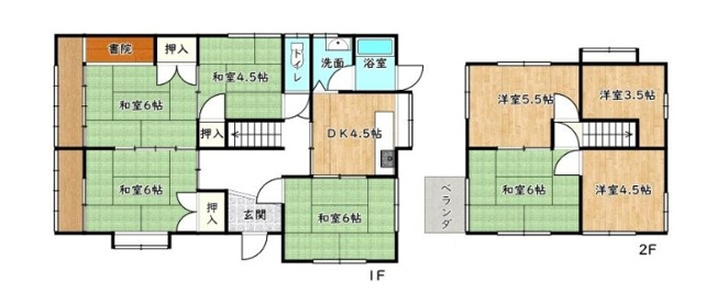 【間取り】 | 姫路市御立中4丁目／中古戸建