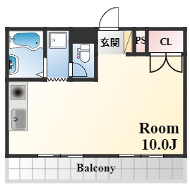 桜口和光ハイツの間取り