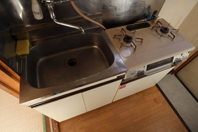 日の出コーポのキッチン|キッチンです