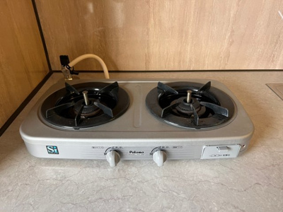 【キッチン】 | ユトリロ新川 | 2口コンロ有り