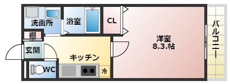 【間取り】 | ラ・メール本町