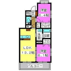 プラザ社田の間取り