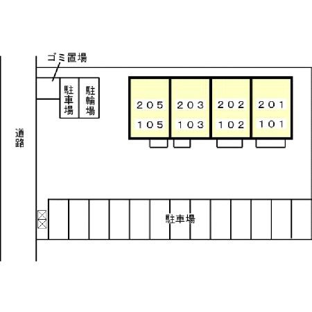 プログレヒノの区画図