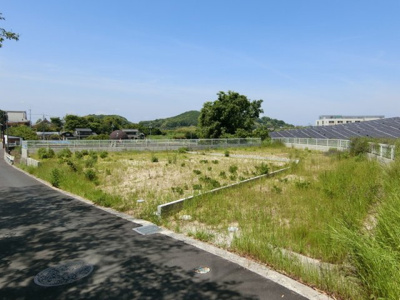 【外観】 | 土地　玉島柏島　全2区画 | 分譲地全体像です。南側より撮影。