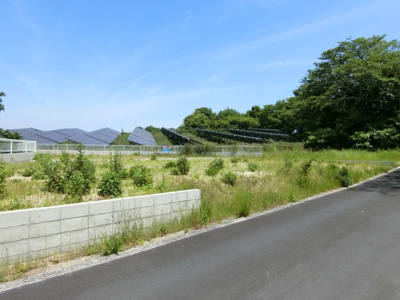 【外観】 | 土地　玉島柏島　全2区画 | 分譲地全体像です。北側より撮影