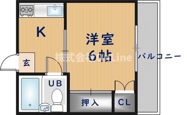 【間取り】 | 花園グレースマンション
