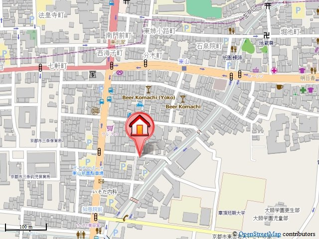 エステムプラザ東山邸の地図