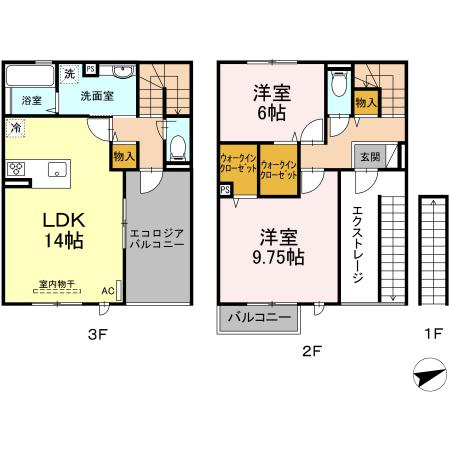 第3コスモスヴィラの間取り
