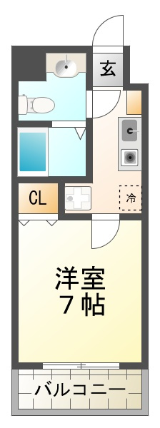 スカイヒル名谷の間取り