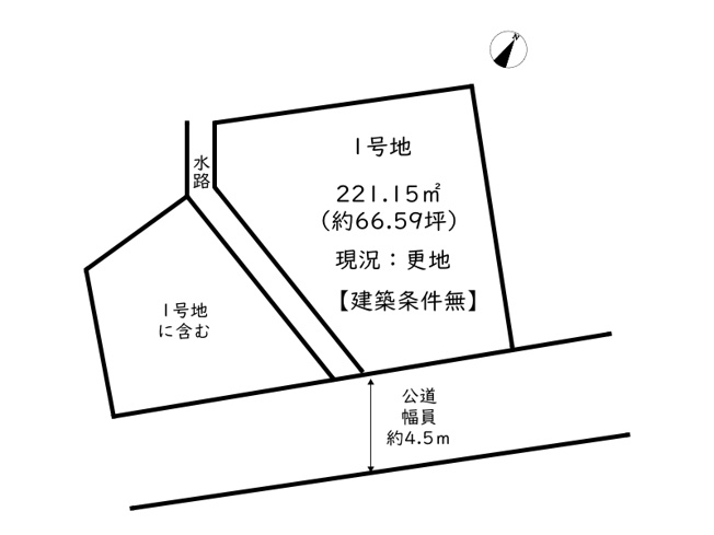 【土地図】 | ハミングタウン坂上Ⅰ／3区画