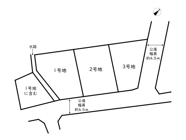 【区画図】 | ハミングタウン坂上Ⅰ／3区画