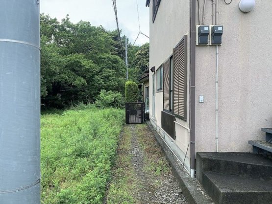 【外観】 | 伊東市宇佐美　売地 | 敷地西側境界線