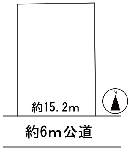 ６０９００　羽島市小熊町外粟野4丁目土地の区画図