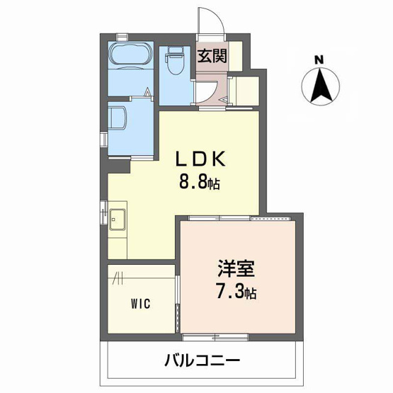 【間取り】 | ブランシェ南斎院