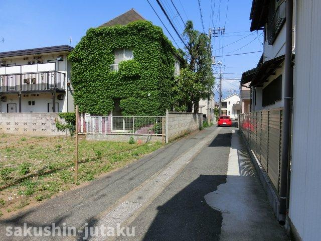 幕張町６丁目　売地の外観|幕張町６丁目　売地　解体更地渡し　有効宅地約31.1坪　建築条件なし　東南角地　JR幕張駅徒歩2分の立地