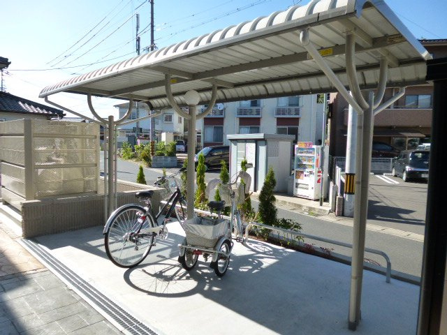 倉敷市笹沖のアパートのその他共用部分|駐輪場