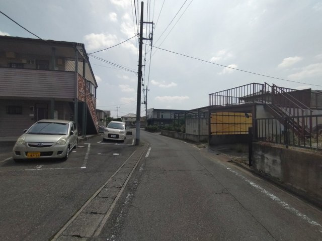 高崎市上大類町売地の前面道路含む現地写真