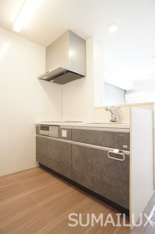 熊本市南区御幸笛田３丁目のアパートのキッチン