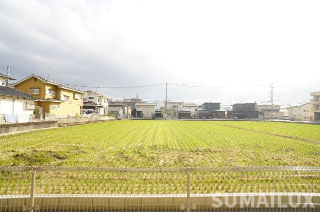 熊本市南区御幸笛田３丁目のアパートの展望