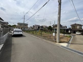 【前面道路含む現地写真】 | 川越市古市場　建築条件なし売地　JR川越線『南古谷駅』徒歩24分　【南古谷小学区】