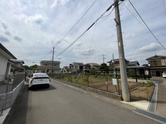 【前面道路含む現地写真】 | 川越市古市場　建築条件なし売地　JR川越線『南古谷駅』徒歩24分　【南古谷小学区】