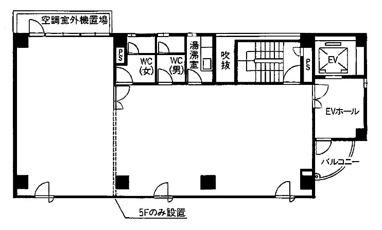 丸の内和波ビル【　名古屋の貸事務所・貸オフィス　】の間取り