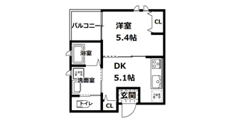 【間取り】 | Ｊハイツ湊川