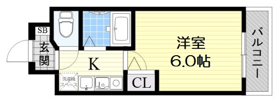 【間取り】 | エスリード東天満第2