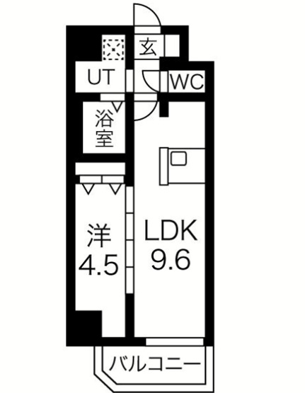 【間取り】 | スプランディッド難波WEST