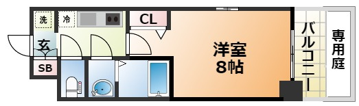 レジデンス神戸大倉山グルーブの間取り