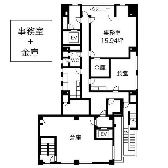 【間取り】 | 居東屋伏見中駒ビル【　名古屋の貸事務所・貸オフィス　】