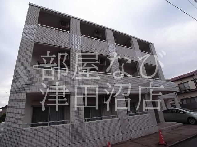 バードパーク谷津の外観|防犯面に配慮した建物でオートロック付マンション