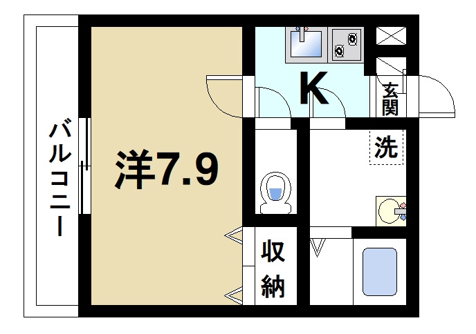 ジーメゾン新大宮の間取り