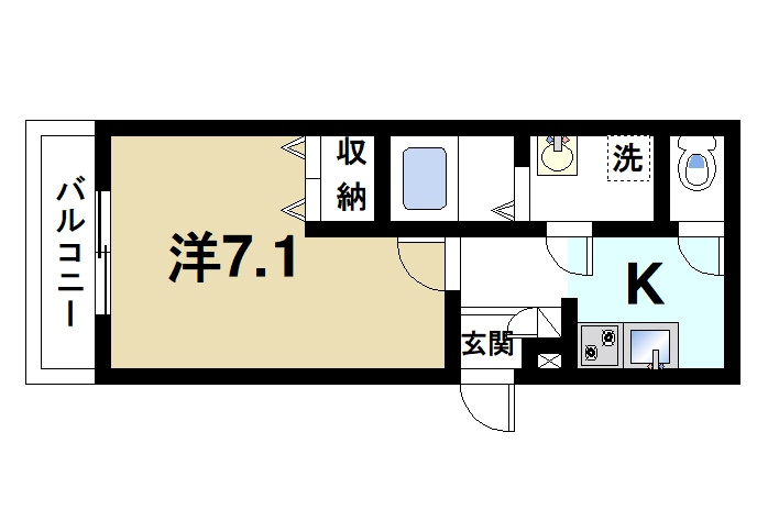 ジーメゾン新大宮の間取り
