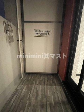 アクアプレイス上本町のバルコニー