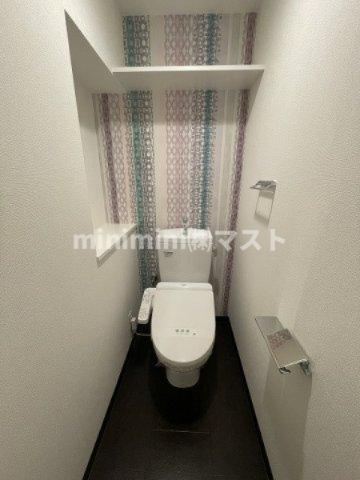 アクアプレイス上本町のトイレ|他号室参考写真です