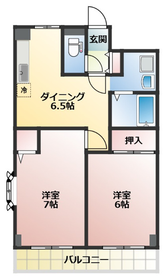 【間取り】 | 夏見ショッパーズ
