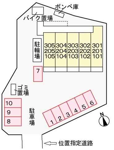 サラスバティⅡの区画図