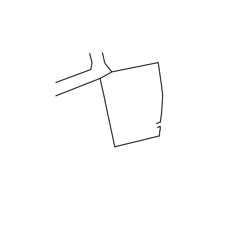 桜畠6丁目　売土地の土地図